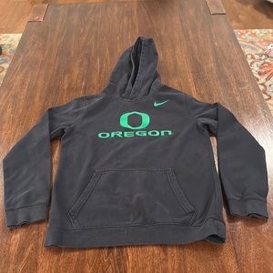 Nike Oregon U of O boys hoodie large